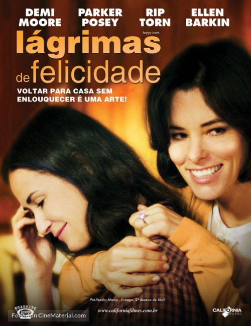 Happy Tears - Brazilian DVD movie cover