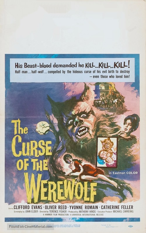 The Curse of the Werewolf - Movie Poster