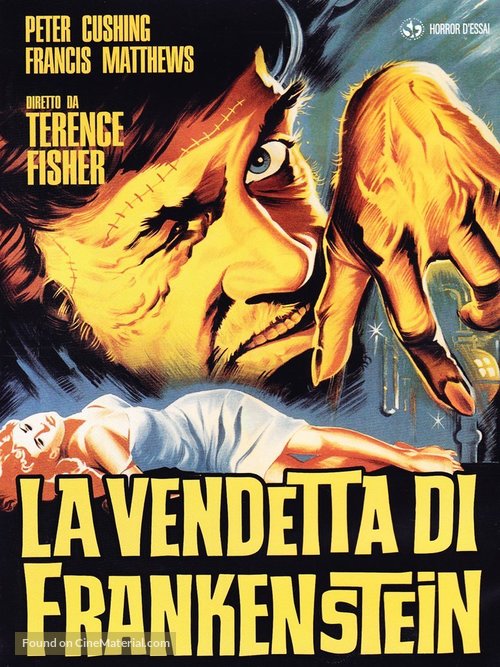 The Revenge of Frankenstein - Italian DVD movie cover