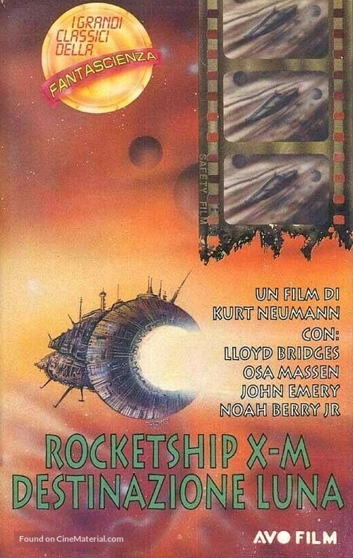 Rocketship X-M - Italian VHS movie cover