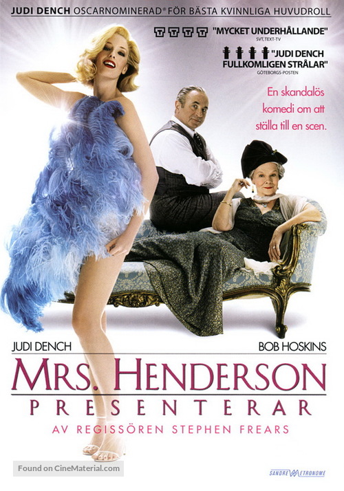 Mrs. Henderson Presents - Swedish Movie Cover