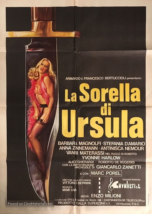 Sorella di Ursula, La - Italian Movie Poster