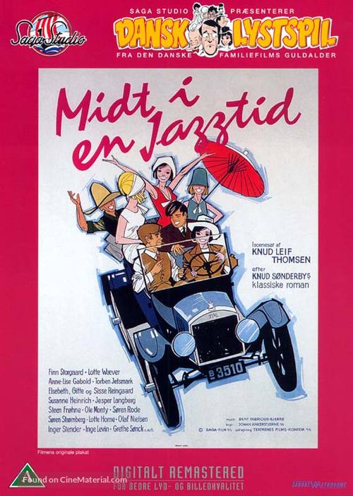 Midt i en jazztid - Danish DVD movie cover