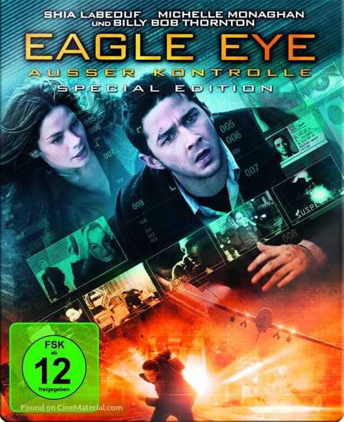 Eagle Eye - German Blu-Ray movie cover