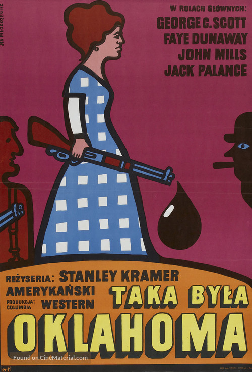 Oklahoma Crude - Polish Movie Poster