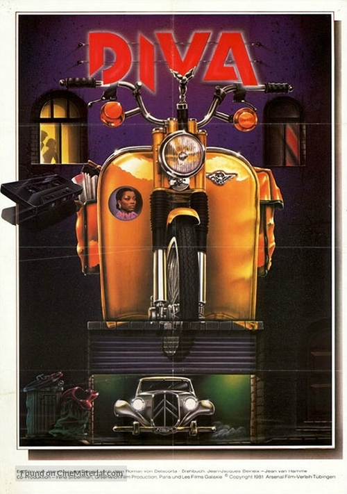Diva - German Movie Poster