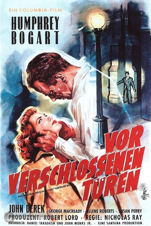 Knock on Any Door - German Movie Poster