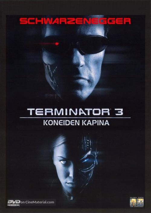 Terminator 3: Rise of the Machines - Finnish Movie Cover