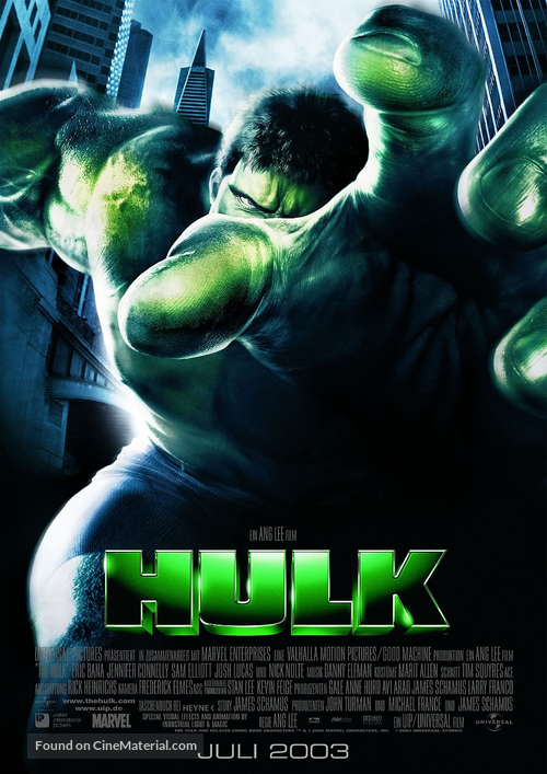 Hulk - German Movie Poster