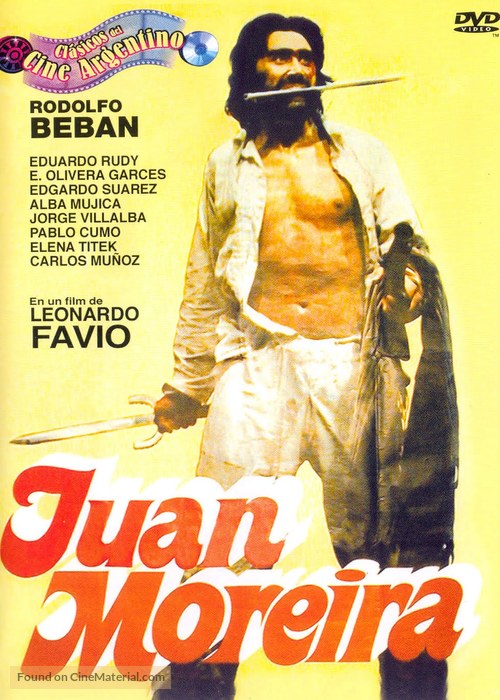 Juan Moreira - Argentinian DVD movie cover