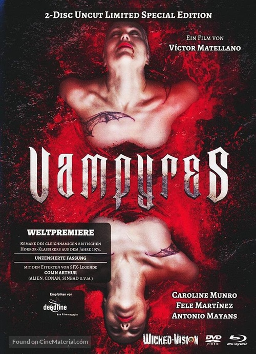 Vampyres - German Blu-Ray movie cover