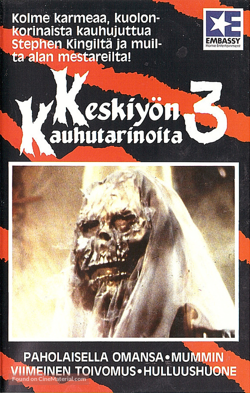Tales from the Darkside: The Movie - Finnish VHS movie cover