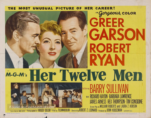 Her Twelve Men - Movie Poster