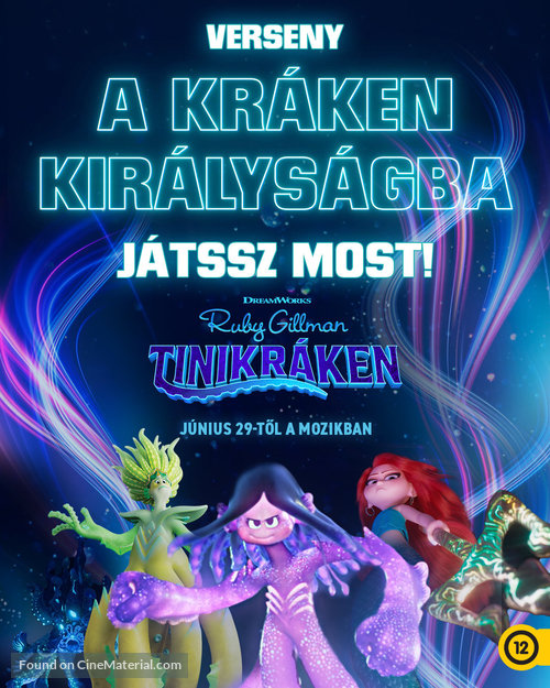 Ruby Gillman, Teenage Kraken (2023) Hungarian movie poster