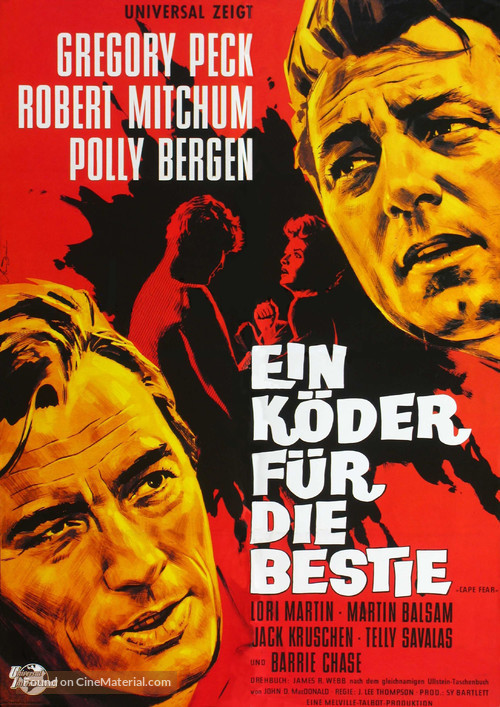 Cape Fear - German Movie Poster
