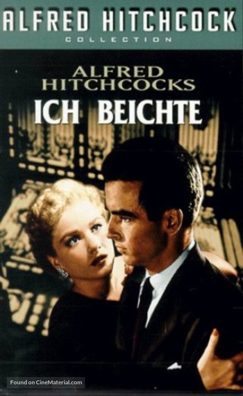I Confess - German VHS movie cover