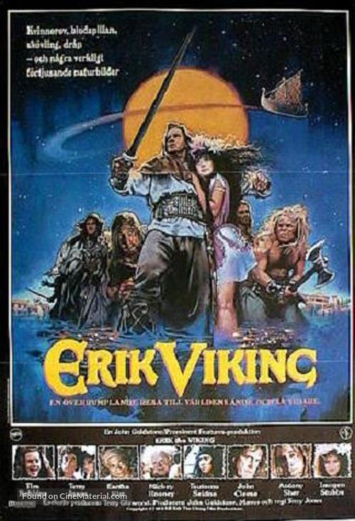 Erik the Viking - Swedish Movie Poster