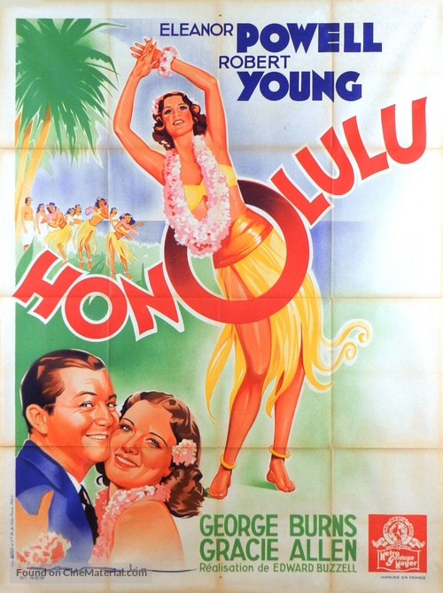 Honolulu - French Movie Poster