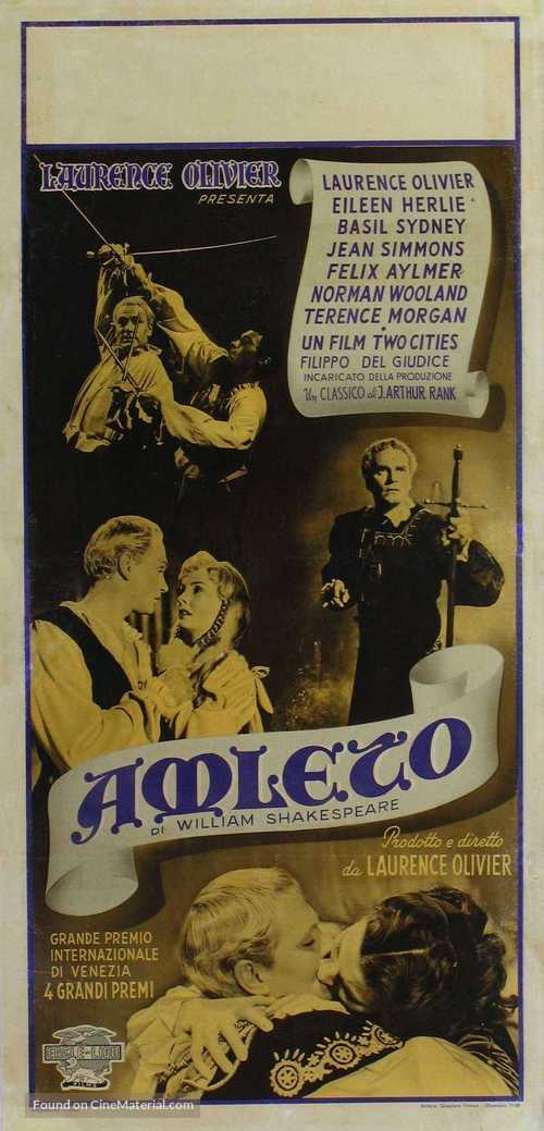 Hamlet - Italian Movie Poster