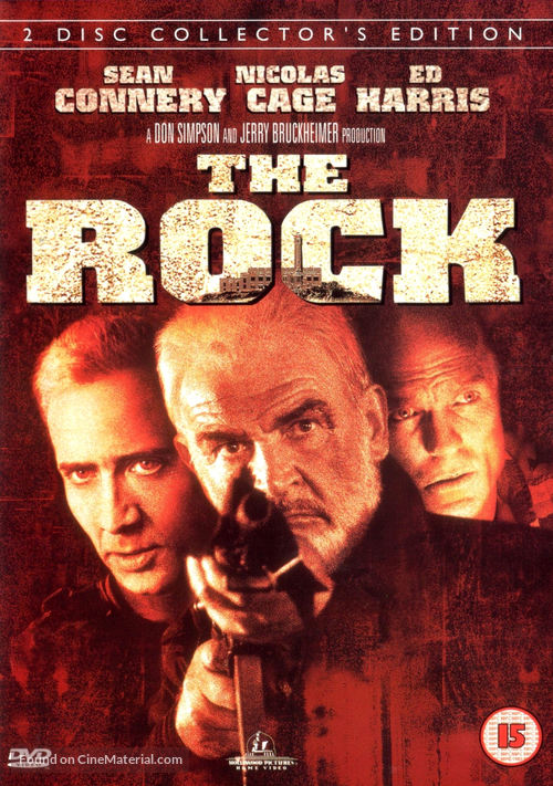 The Rock - British DVD movie cover