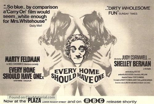 Every Home Should Have One - British Movie Poster