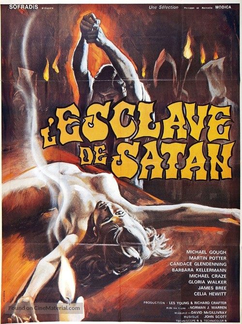 Satan&#039;s Slave - French Movie Poster