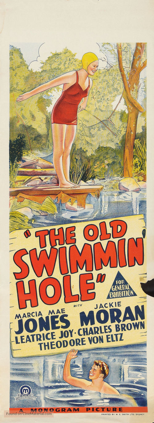 The Old Swimmin&#039; Hole - Australian Movie Poster