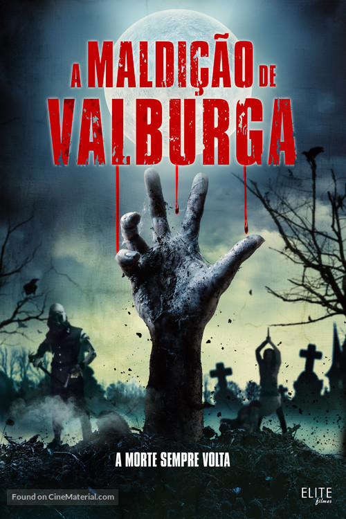 The curse of Valburga - Brazilian Movie Cover