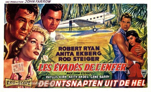 Back from Eternity - Belgian Movie Poster