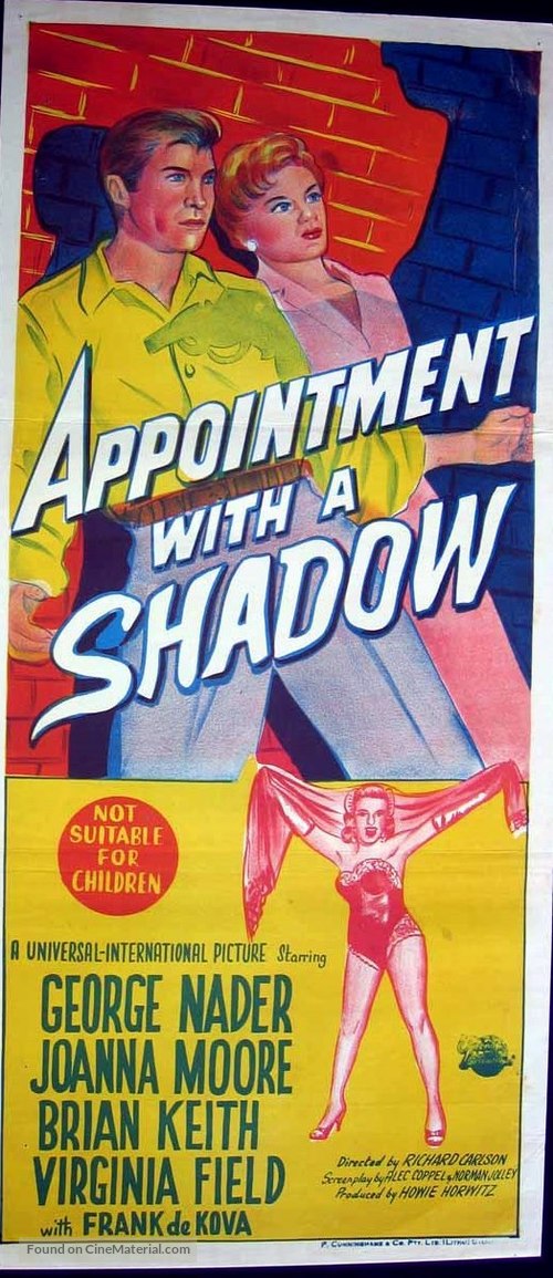 Appointment with a Shadow - Australian Movie Poster