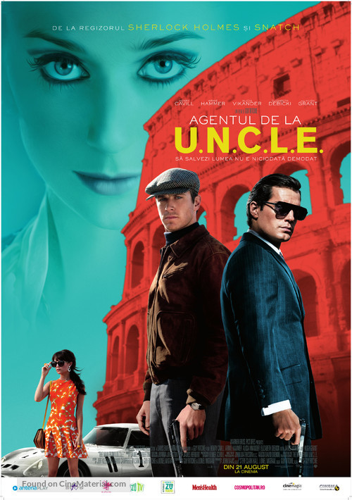 The Man from U.N.C.L.E. - Romanian Movie Poster