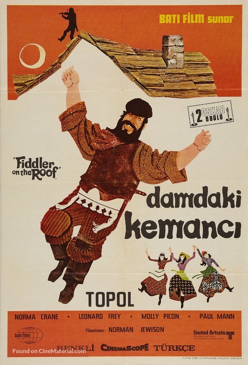 Fiddler on the Roof - Turkish Movie Poster