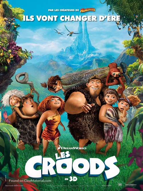 The Croods - French Movie Poster