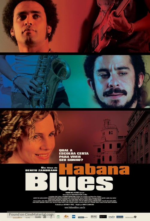 Habana Blues - Brazilian Movie Poster