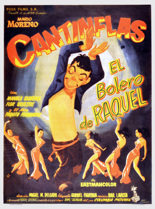 El bolero de Raquel - Mexican Movie Poster