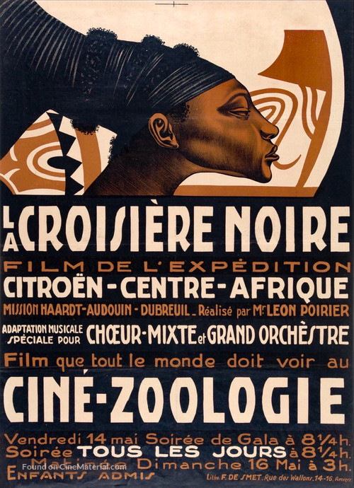 La croisi&egrave;re noire - Belgian Movie Poster