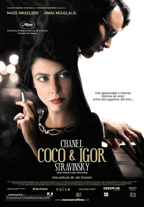 Coco Chanel &amp; Igor Stravinsky - Mexican Movie Poster