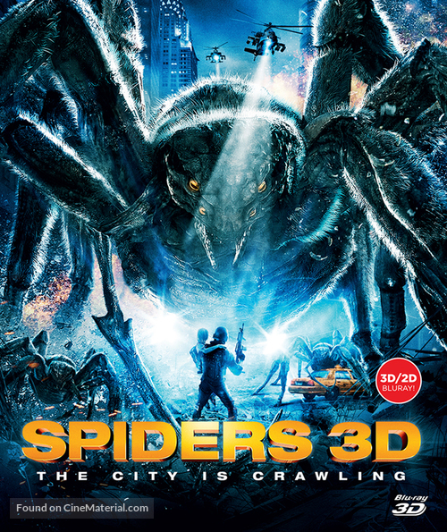 Spiders 3D - Finnish Blu-Ray movie cover