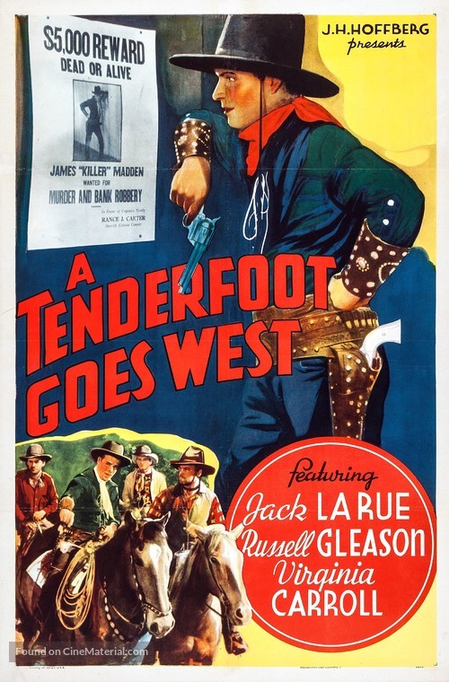 A Tenderfoot Goes West - Movie Poster