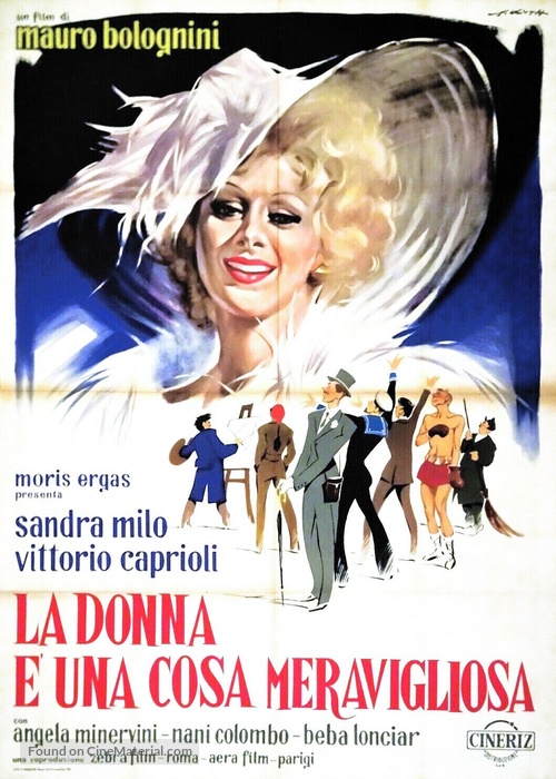 La donna &egrave; una cosa meravigliosa - Italian Movie Poster