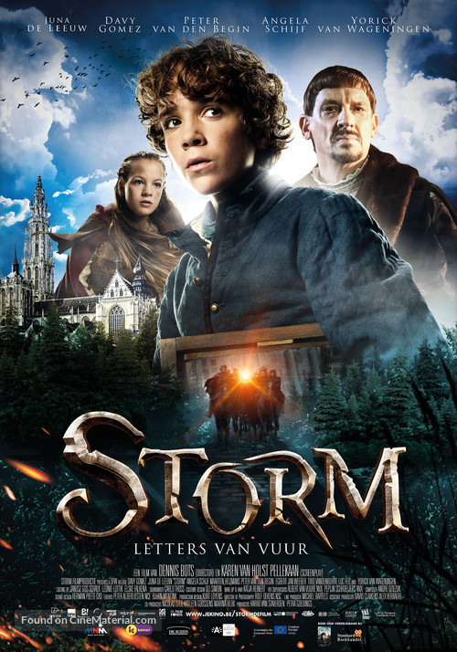 Storm: Letters van Vuur - Belgian Movie Poster