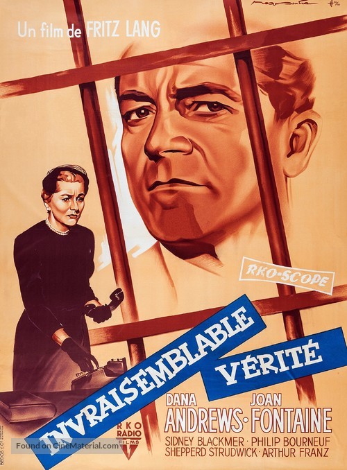 Beyond a Reasonable Doubt - French Movie Poster