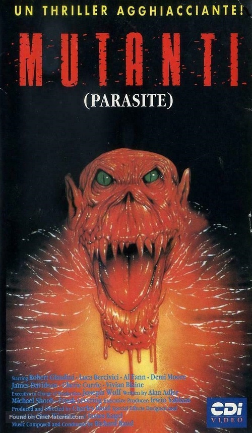 Parasite - Italian VHS movie cover