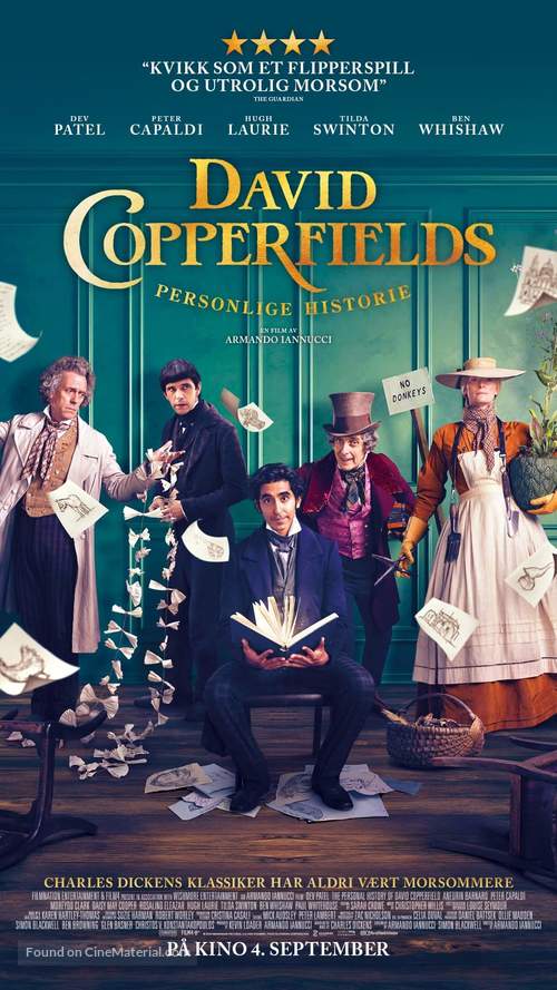 The Personal History of David Copperfield - Norwegian Movie Poster