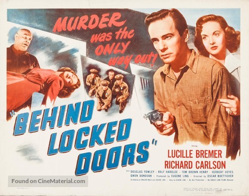 Behind Locked Doors - Movie Poster