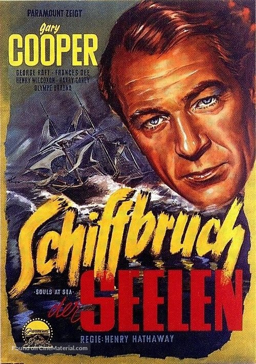 Souls at Sea - German Movie Poster