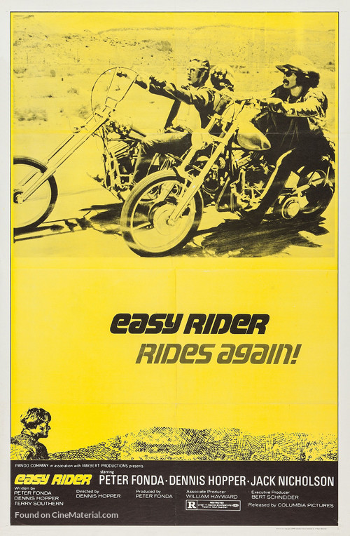 Easy Rider - Re-release movie poster