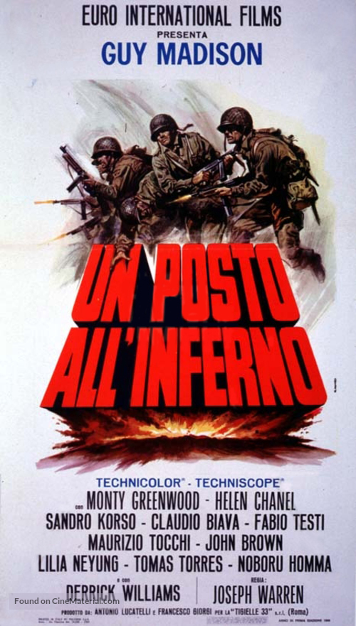 Un posto all&#039;inferno - Italian Movie Poster