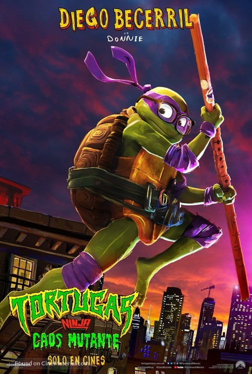 Teenage Mutant Ninja Turtles: Mutant Mayhem - Mexican Movie Poster