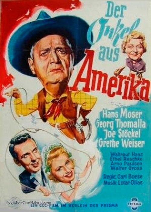 Der Onkel aus Amerika - German Movie Poster